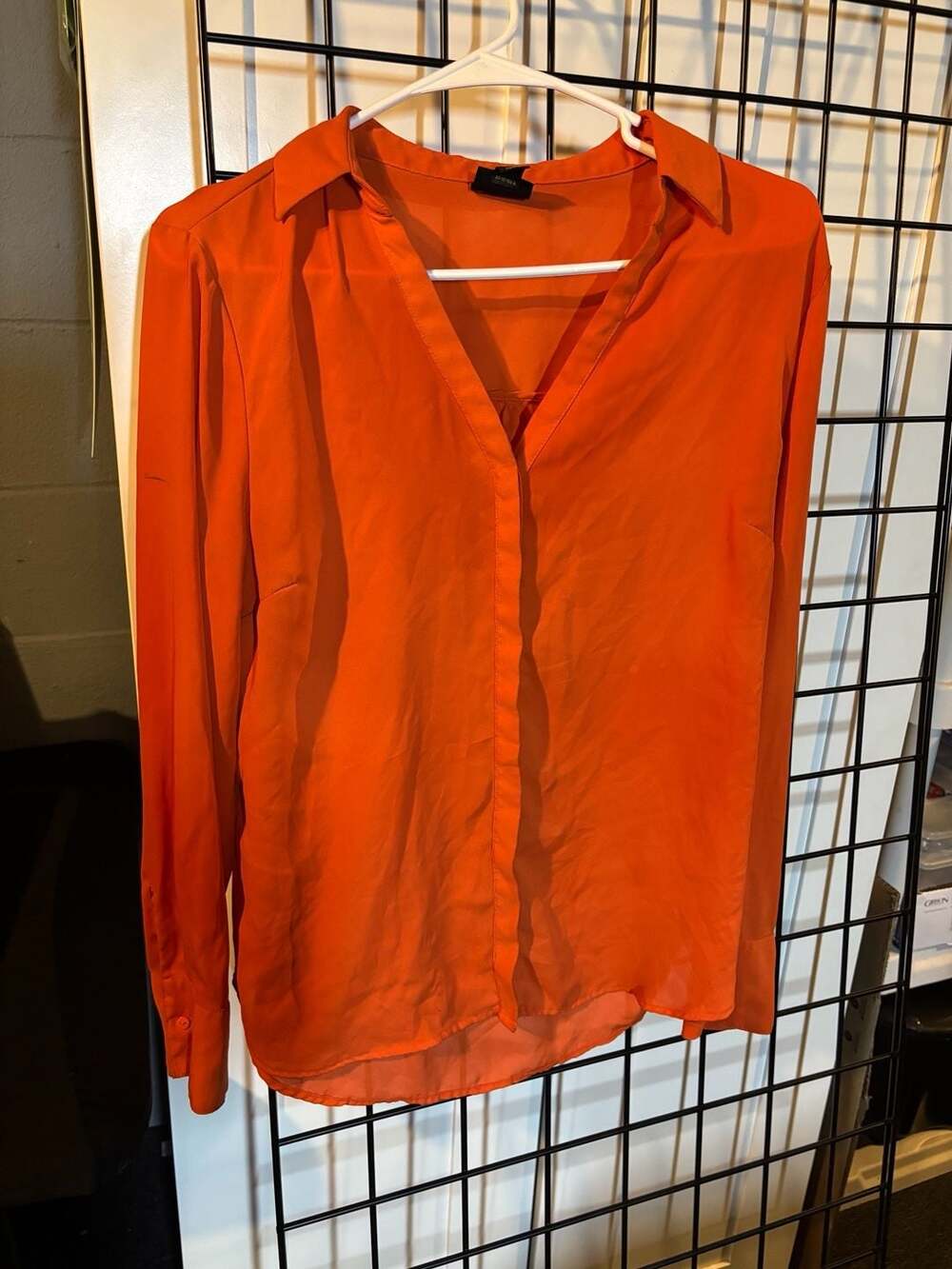 Worthington Button Up Office Attire Work Shirt Blouse D45